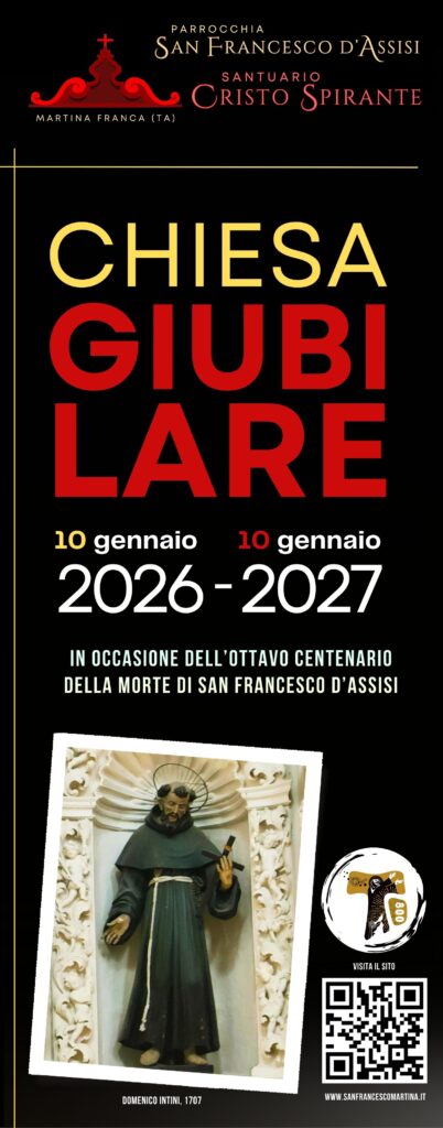 Nero 2026 banner giubileo